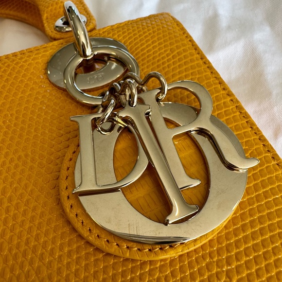 Christian Dior exotic lizard skin Lady Dior handbag. New color never used, boxed - Picture 9 of 16